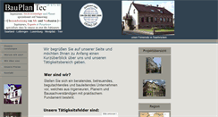 Desktop Screenshot of bauplantec.de