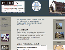 Tablet Screenshot of bauplantec.de
